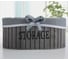 Деревянная овальная корзина для хранения Доляна Storage 28х19х11 см, цвет серый, малая 3549375 3
