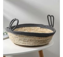 Короб для хранения Доляна Рони 35х35х17 см, цвет серый 5438310