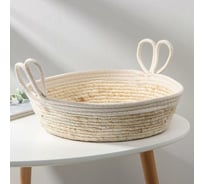 Короб для хранения Доляна Рони 35х35х17 см, цвет белый 5438313