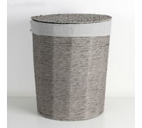 Овальная плетеная корзина для белья Доляна Классик 43х43х53 см 4562944
