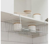 Подвесная корзина Доляна 38х25х14 см, хром 5516642