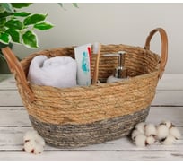 Плетеная корзина для хранения Доляна Свит 33х21х16 см 4686413