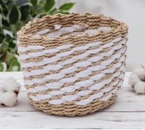 Плетеная корзина для хранения Доляна Элли 14х14х12 см 5075262