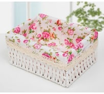 Плетеная корзина для хранения Доляна Лето 22х16.5х10 см, средняя 3133181