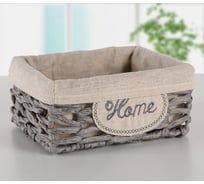 Корзина для хранения Доляна Петельки 18.5х15х9 см, цвет микс 4280434