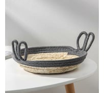 Короб для хранения Доляна Рони 25х25х13 см, цвет серый 5438308