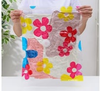 Вакуумный пакет для хранения вещей Доляна 50х60 см, рисунок микс 642642