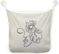 Органайзер для ванной - Сетка настенная на присосках для игрушек JoyArty "Девушка загадка", 39x33 см, tgb_385286