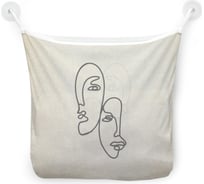 Органайзер для ванной - Сетка настенная на присосках для игрушек JoyArty "Два лица одной линией", 39x33 см, tgb_385283