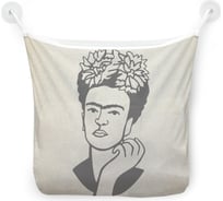 Органайзер для ванной - Сетка настенная на присосках для игрушек JoyArty "Фрида с цветами", 39x33 см, tgb_385275