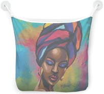 Органайзер для ванной - Сетка настенная на присосках для игрушек JoyArty "Колоритная африканка", 39x33 см, tgb_385245