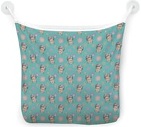 Органайзер для ванной - Сетка настенная на присосках для игрушек JoyArty "Фрида в цветах", 39x33 см, tgb_378639