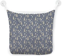 Органайзер для ванной - Сетка настенная на присосках для игрушек JoyArty "Новогодний паттерн", 39x33 см, tgb_290624