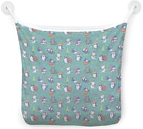 Органайзер для ванной - Сетка настенная на присосках для игрушек JoyArty "Зимние забавы зверей", 39x33 см, tgb_290629