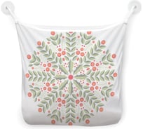 Органайзер для ванной - Сетка настенная на присосках для игрушек JoyArty "Снежинка из веток смородины", 39x33 см, tgb_290613