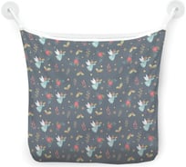 Органайзер для ванной - Сетка настенная на присосках для игрушек JoyArty "Рождественские ангелы", 39x33 см, tgb_380845