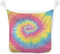 Органайзер для ванной - Сетка настенная на присосках для игрушек JoyArty "Насыщенные красочные разводы", 39x33 см, tgb_274845