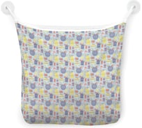 Органайзер для ванной - Сетка настенная на присосках для игрушек JoyArty "Праздичные этикетки", 39x33 см, tgb_290626