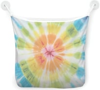 Органайзер для ванной - Сетка настенная на присосках для игрушек JoyArty "Разноцветные круги", 39x33 см, tgb_274832