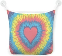 Органайзер для ванной - Сетка настенная на присосках для игрушек JoyArty "Радужное сердце", 39x33 см, tgb_20341