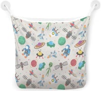 Органайзер для ванной - Сетка настенная на присосках для игрушек JoyArty "Космическая радость", 39x33 см, tgb_9875