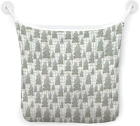 Органайзер для ванной - Сетка настенная на присосках для игрушек JoyArty "Лес с елками зимой", 39x33 см, tgb_290638