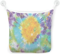 Органайзер для ванной - Сетка настенная на присосках для игрушек JoyArty "Красочный праздник Холи", 39x33 см, tgb_274827