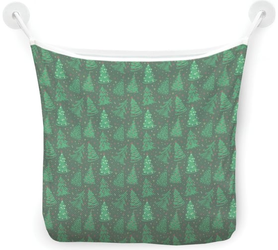 Органайзер для ванной - Сетка настенная на присосках для игрушек JoyArty "Танец елок", 39x33 см, tgb_378416 1