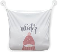 Органайзер для ванной - Сетка настенная на присосках для игрушек JoyArty "Зимнее настроение", 39x33 см, tgb_290631