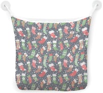 Органайзер для ванной - Сетка настенная на присосках для игрушек JoyArty "Носочки для праздничных сладостей", 39x33 см, tgb_290632