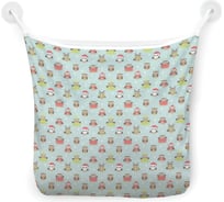 Органайзер для ванной - Сетка настенная на присосках для игрушек JoyArty "Новогодние совы", 39x33 см, tgb_290612