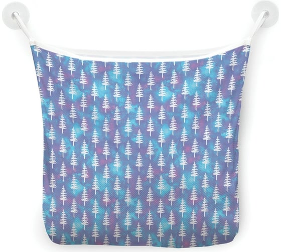 Органайзер для ванной - Сетка настенная на присосках для игрушек JoyArty "Хвойный лес", 39x33 см, tgb_380817 1