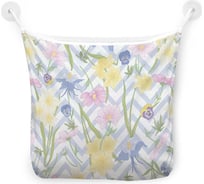 Органайзер для ванной - Сетка настенная на присосках для игрушек JoyArty "Цветочные зигзаги", 39x33 см, tgb_48799