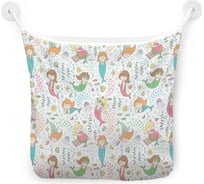 Органайзер для ванной - Сетка настенная на присосках для игрушек JoyArty "Маленькие русалочки", 39x33 см, tgb_47965