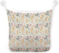 Органайзер для ванной - Сетка настенная на присосках для игрушек JoyArty "Милые лесные звери", 39x33 см, tgb_50004