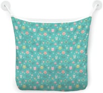 Органайзер для ванной - Сетка настенная на присосках для игрушек JoyArty "Рождественские совы", 39x33 см, tgb_380803