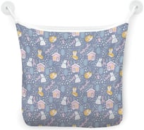 Органайзер для ванной - Сетка настенная на присосках для игрушек JoyArty "Домики в лесу", 39x33 см, tgb_231141