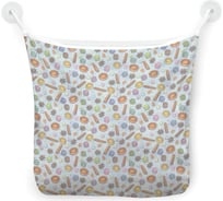 Органайзер для ванной - Сетка настенная на присосках для игрушек JoyArty "Сладости на Рождество", 39x33 см, tgb_380814