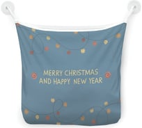 Органайзер для ванной - Сетка настенная на присосках для игрушек JoyArty "Рождественские гирлянды", 39x33 см, tgb_380807