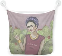 Органайзер для ванной - Сетка настенная на присосках для игрушек JoyArty "Тусовая Фрида", 39x33 см, tgb_378645