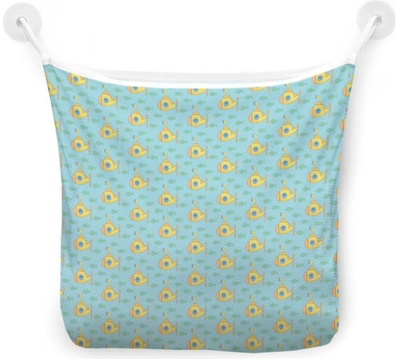 Органайзер для ванной - Сетка настенная на присосках для игрушек JoyArty "Окружение подлодок", 39x33 см, tgb_22371 1