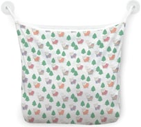 Органайзер для ванной - Сетка настенная на присосках для игрушек JoyArty "Рождественские овечки", 39x33 см, tgb_380825