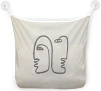 Органайзер для ванной - Сетка настенная на присосках для игрушек JoyArty "Загадочные лица", 39x33 см, tgb_385285