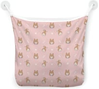 Органайзер для ванной - Сетка настенная на присосках для игрушек JoyArty "Смешные корги", 39x33 см, tgb_385252