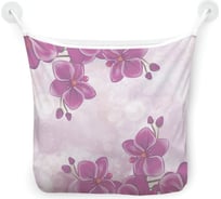 Органайзер для ванной - Сетка настенная на присосках для игрушек JoyArty "Орхидеи на боке", 39x33 см, tgb_385249