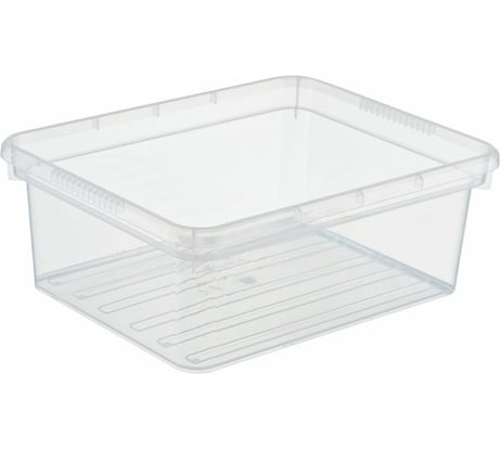 Ящик для хранения с крышкой FunBox, 3 л, Бейсик FB1021