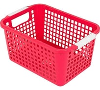 Корзинка BORA пластик розовая 1/48 ПЛ-BO032r