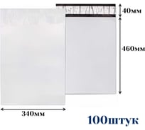 Курьерский пакет ООО Пломба.Ру 340x460+40, 50мкм, 100 штук, 1006528