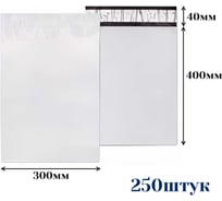 Курьерский пакет ООО Пломба.Ру 300x400+40, 50мкм, 250 штук, 1006524