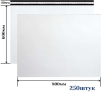 Курьерский пакет ООО Пломба.Ру 800x600+40, 50мкм, 250 штук 1006564